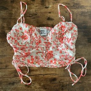 NWOT Princess Polly floral crop top